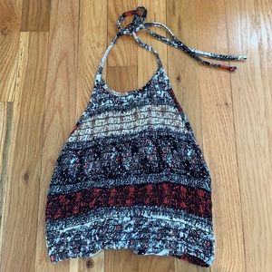 Tie Back Halter Top
